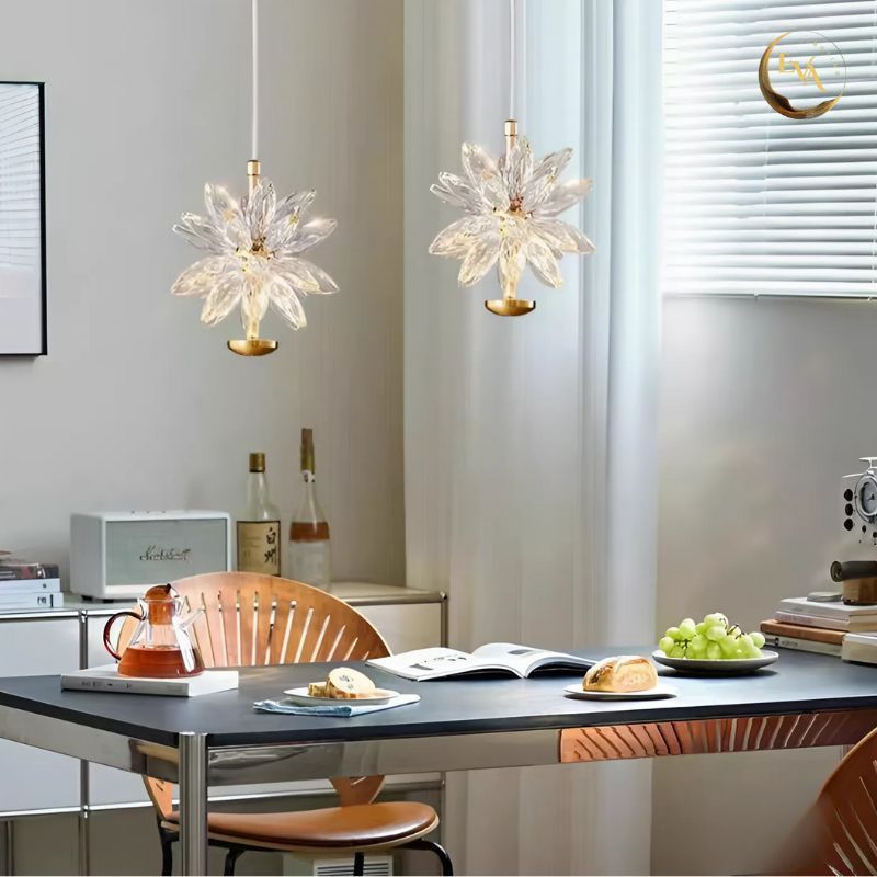 Đèn thả pha lê EVA APT502 kiểu dáng hiện đại trang trí phòng khách, phòng ngủ, phòng ăn, quán cafe bảo hành 12 tháng