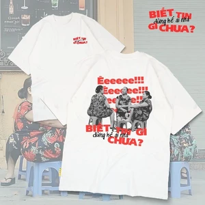 Áo thun unisex slogan hài hước Ê BIÊT TIN GÌ CHƯA áo phông nam nữ thời trang chất cotton thoáng mát mềm mịn TA645