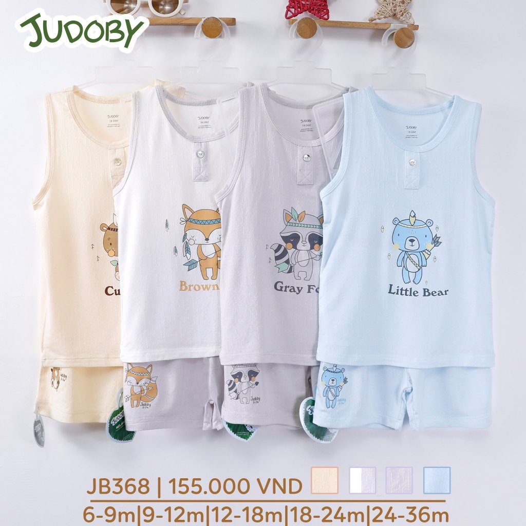 (8-13kg, 6-36M) Bộ Ba Lỗ, Sát Nách Cotton Hình Đáng Yêu Cho Bé Dokma JB019 JB368 DMB506 DB2121 DB3054
