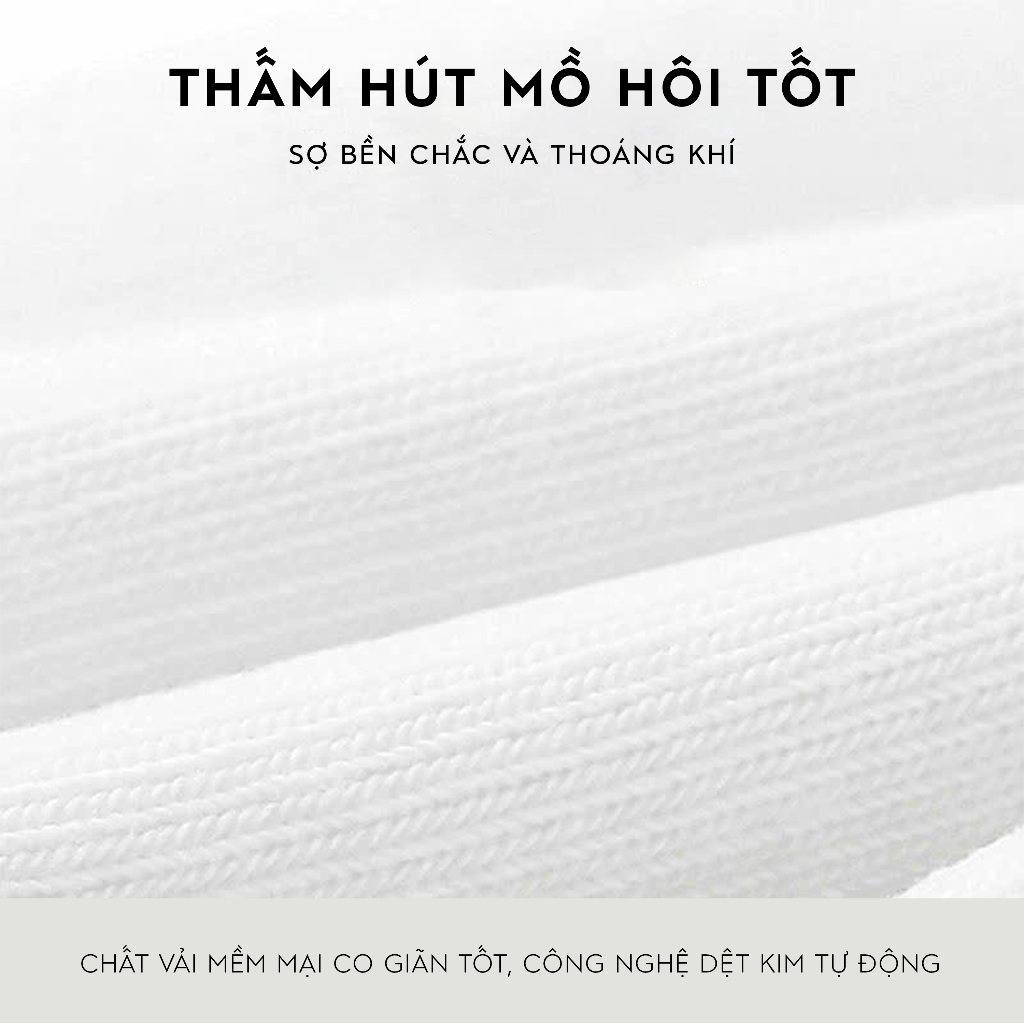 Tất vớ nữ set 5 đôi cổ ngắn phong cách tiểu thư nữ tính, chất liệu mềm mịn thoáng khí - Ekiu Shop
