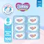 Bộ 6 gói Khăn ướt Bobby không mùi 100 tờ/gói (Xanh)