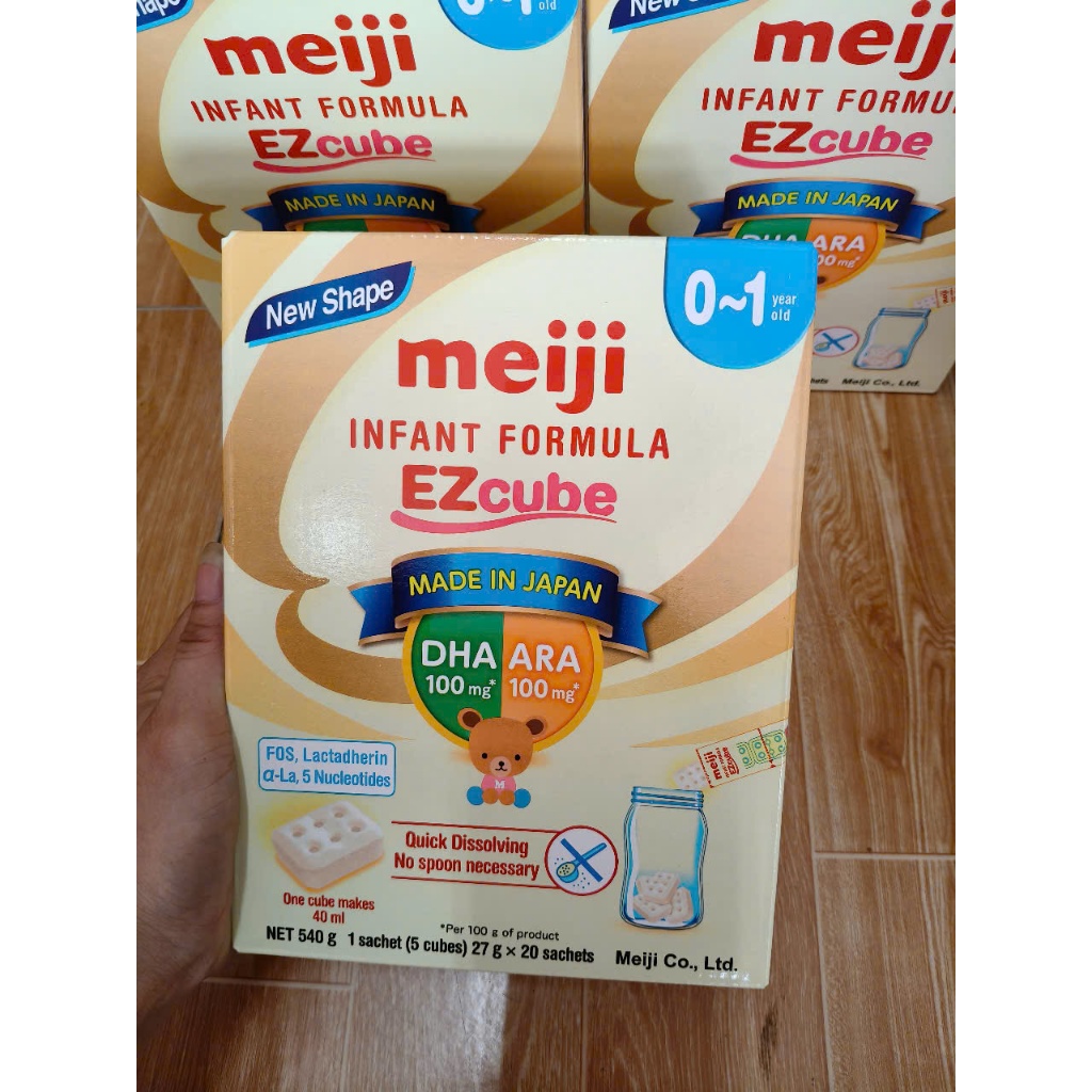 [✨DẠNG THANH TIỆN LỢI] Sữa Meiji Thanh Số 0 1 (Tách Lẻ) Infant Formula Ezcube Nguyên Liệu Từ Thiên Nhiên Nhập Khẩu SSĐT