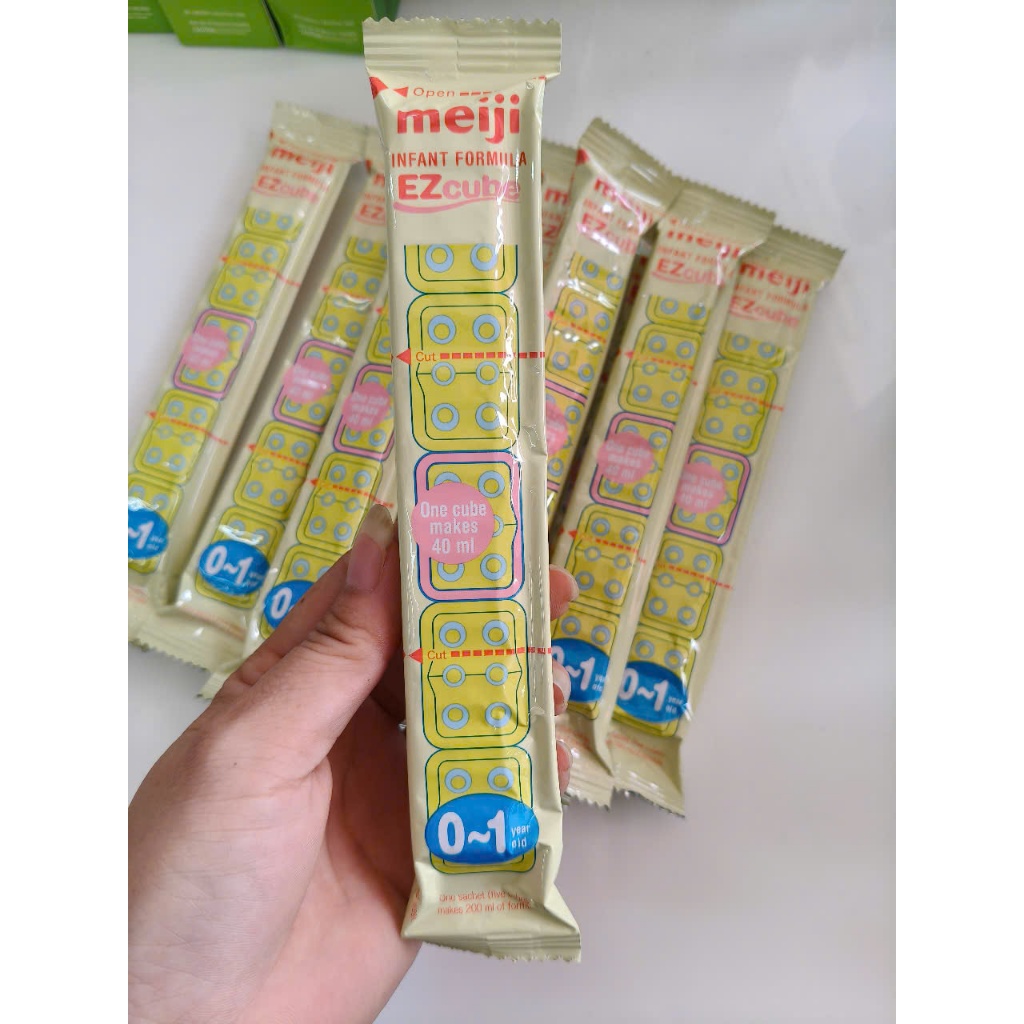 [✨DẠNG THANH TIỆN LỢI] Sữa Meiji Thanh Số 0 1 (Tách Lẻ) Infant Formula Ezcube Nguyên Liệu Từ Thiên Nhiên Nhập Khẩu SSĐT