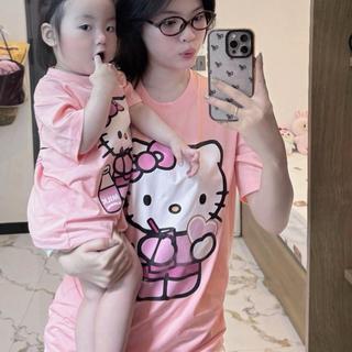 A08-Giá 1 áo [ÉP LỤA 2 MĂT][BÉ TRÒN CAO TĂNG SIZE] [tomnaukids] Áo thun MẸ&BÉ siêu HOT IN 2 MẶT - Size 9-80Kg