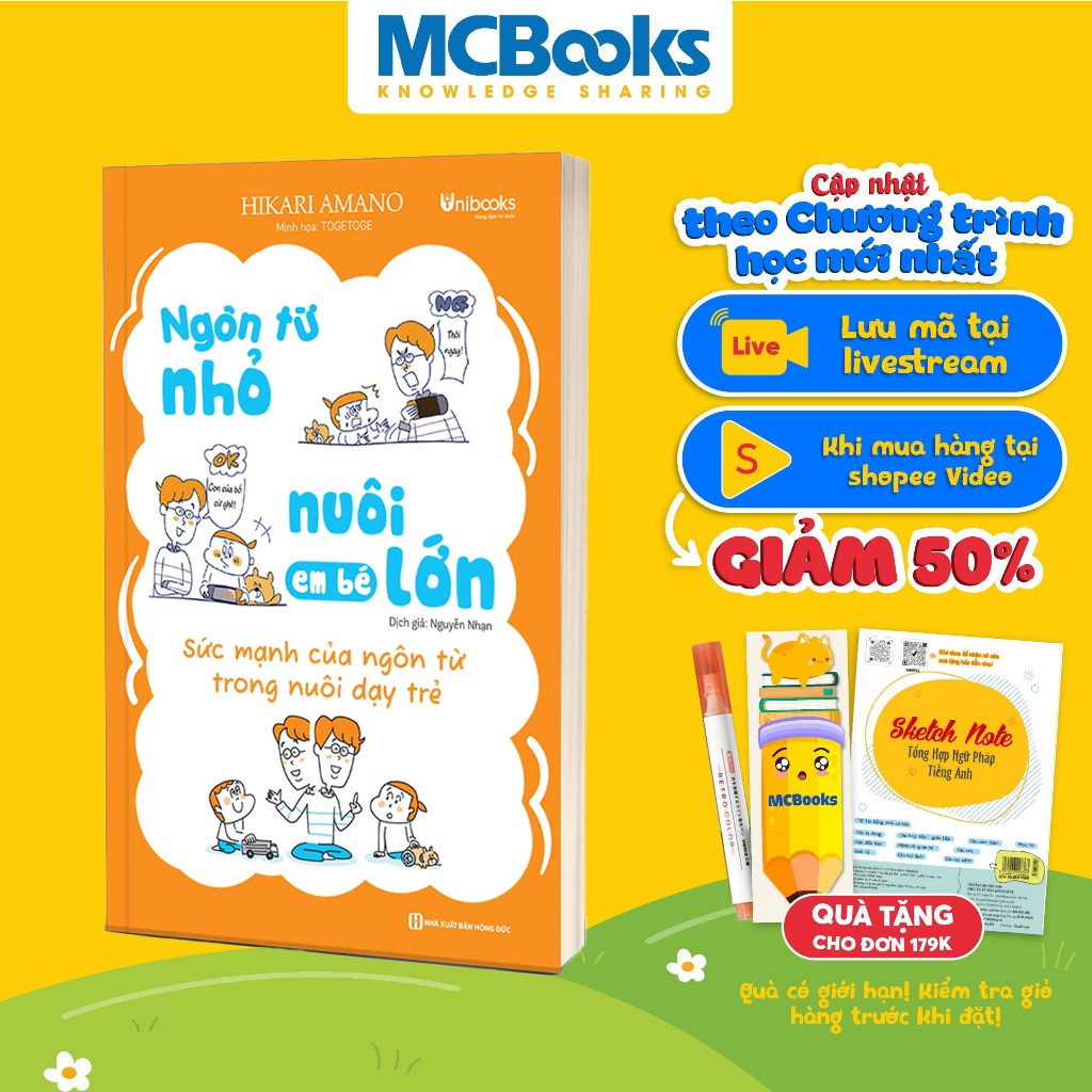 Sách - Ngôn Từ Nhỏ Nuôi Em Bé Lớn - Unibooks | Shopee Việt Nam