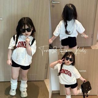 S184- Set áo thun phối quần leggin cho bé gái size từ 9-40Kg
