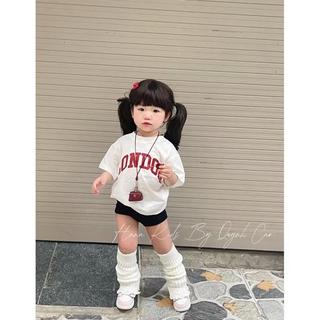 S184- Set áo thun phối quần leggin cho bé gái size từ 9-40Kg