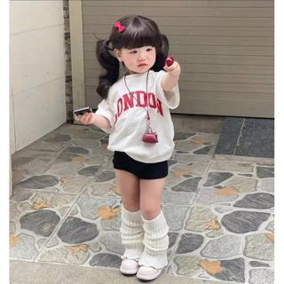 S184- Set áo thun phối quần leggin cho bé gái size từ 9-40Kg