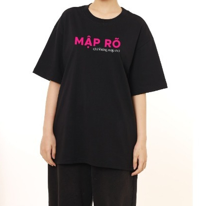 Áo thun unisex MẬP RÕ CHỨ KHÔNG MẬP MỜ slogan hài hước vui vẻ - áo phông nam nữ chất Cotton mềm mịn thoáng mát TA643