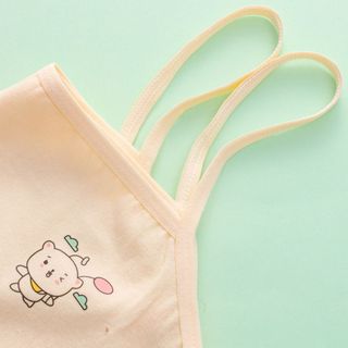 Combo 3 Áo lá bé gái chất cotton mỏng nhẹ thoáng khí thấm hút tốt đa chiều họa tiết cute DEVARI B402