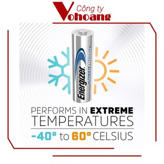 Pin Energizer L92 Lithium AAA 1.5V Dung Lượng Cực Cao Tương thích nhiều thiết bị điện tử
