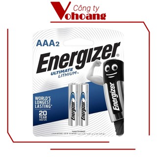 Pin Energizer L92 Lithium AAA 1.5V Dung Lượng Cực Cao Tương thích nhiều thiết bị điện tử