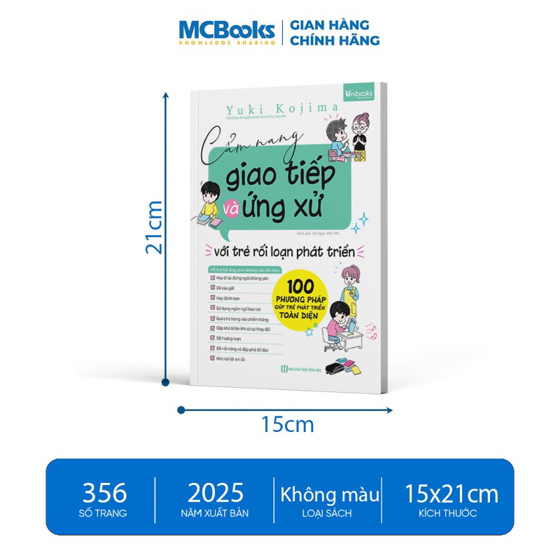 Sách - Cẩm Nang Giao Tiếp Và Ứng Xử Với Trẻ Rối Loạn Phát Triển - Unibooks