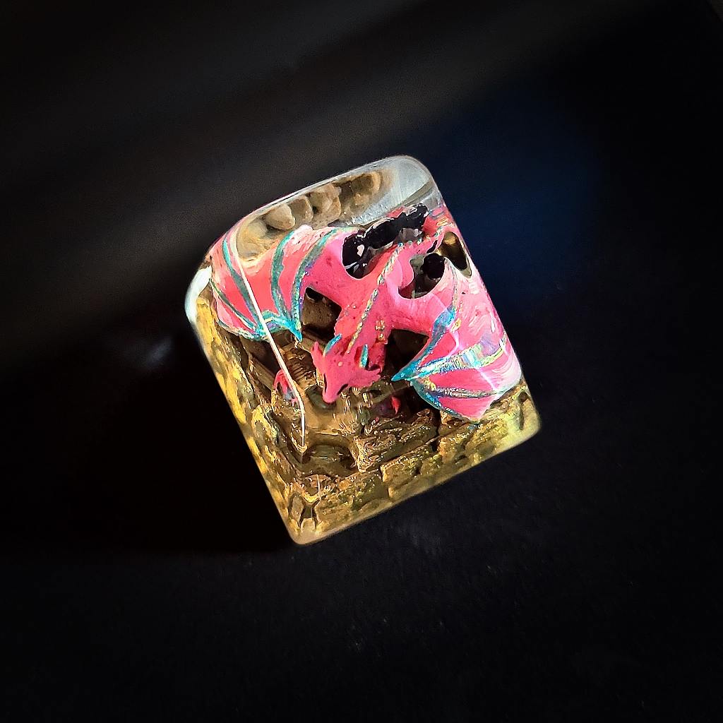 Keycap Dragon Resin Epoxy – Keycap Pokémon Rồng Nước Thủ Công Độc Đáo ...
