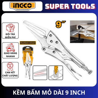 ĐỒ NGHỀ INGCO  Kềm bấm mỏ dài 9 inch HLNP0209