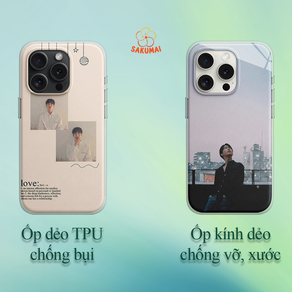 Ốp Lưng, Ốp Lưng In Hình Theo Yêu Cầu Kính Cao Cấp Cho Tất Cả Dòng Điện Thoại Giá Tại Xưởng, Hỗ Trợ Thiết Kế - SakuMai