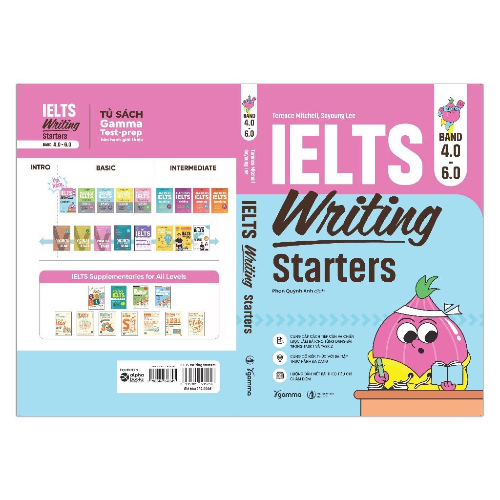 Ảnh Sách - IELTS Writing Starters:  Band 4.0 – 6.0 2