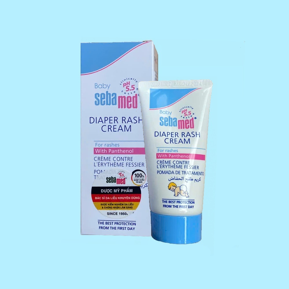 Kem làm giảm hăm tả cho bé Sebamed pH5.5 Baby Diaper Rash Cream 50ml ...