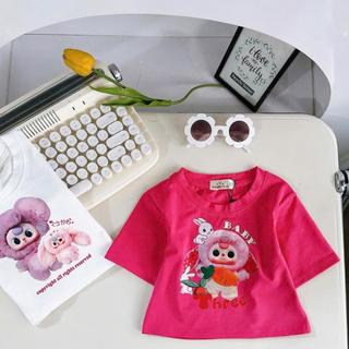 AT04-[XẢ KHO] Áo thun croptop Baby TH cho bé gái - Size từ 9-40Kg