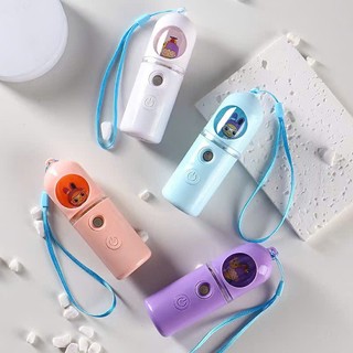 Máy phun sương mini,xịt khoáng cầm tay dễ thương(tặng sac USB) đa chức năng,tiện lợi Skincare