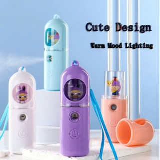 Máy phun sương mini,xịt khoáng cầm tay dễ thương(tặng sac USB) đa chức năng,tiện lợi Skincare