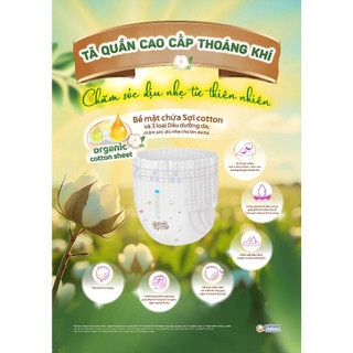 [MUA 2 TẶNG QUÀ]  Tã Quần Bobby Organic Siêu Mỏng Thoáng Khí Ngừa Hăm Cho Bé Da Nhạy Cảm - Tặng Thêm 4 Miếng -Ichimall