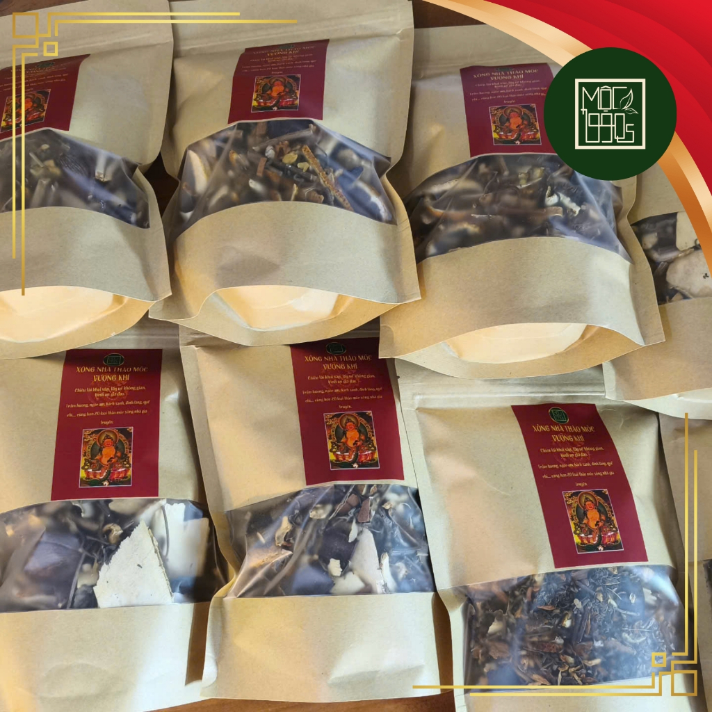 Bột Xông Nhà Tẩy Uế Cổ Truyền Vượng Khí - Hơn 20 Loại Thảo Mộc. Xông Nhà, xe, Hàng quán, công ty