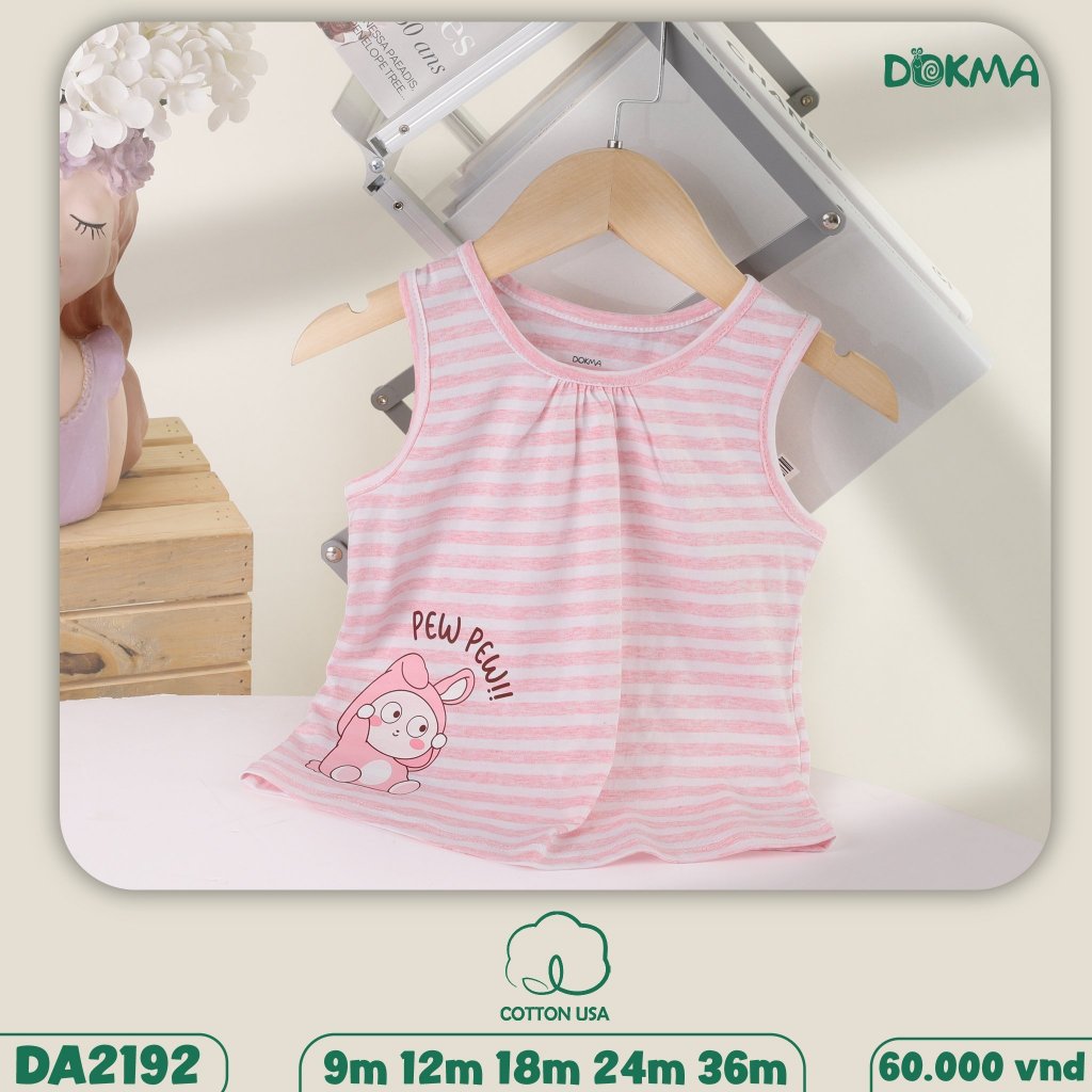 (9-13kg, 9-36M) Áo Ba Lỗ, Áo Sát Nách Bé Trai Bé Gái DA2192 DA2916 DA2875