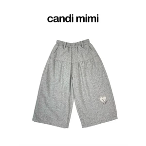 CANDI MIMI Quần suông dáng dài hình trái tim idol - Phong cách hàn Quốc