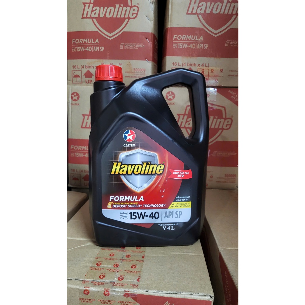 [HÀNG CHÍNH HÃNG] Dầu nhớt xe ô tô CALTEX Havoline® Formula SAE 15W-40 ...