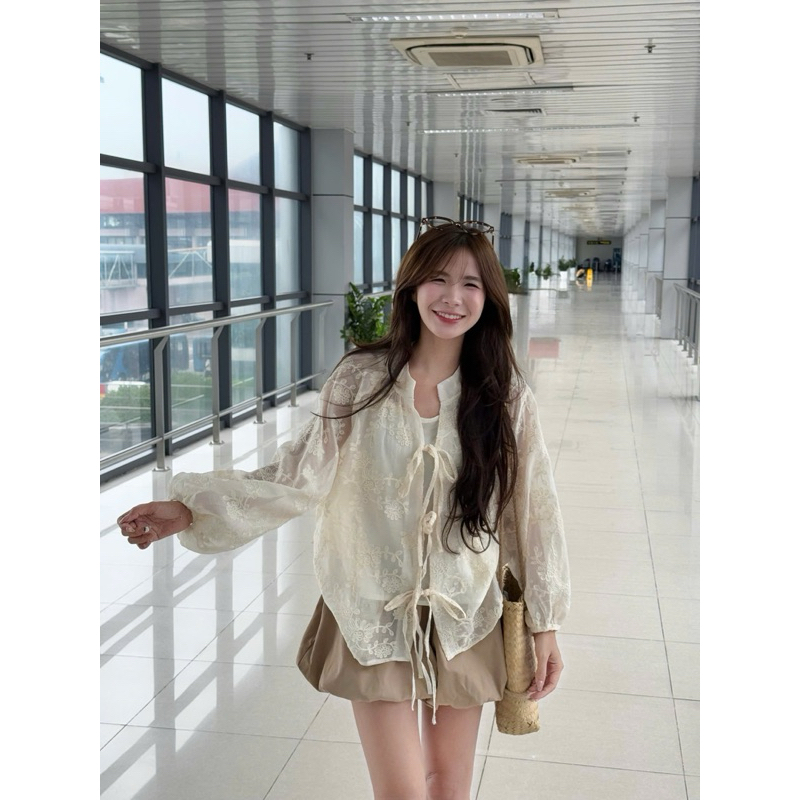 Quần short ống phồng cạp chun the.sweaterweather TSW