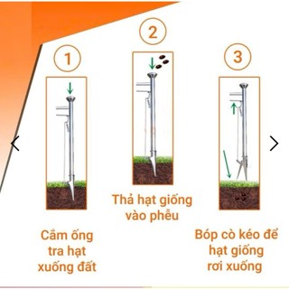 Dụng cụ gieo hạt giống cực nhanh và hiệu quả, gậy gieo hạt tiện dụng
