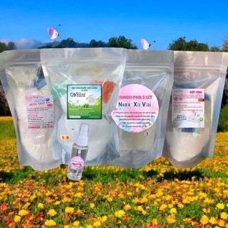 Combo 4 set pha  giặt 5lít + rửa chén 5lít + xả vải 5 lít + lau sàn 5 lít tiện lợi, tặng 1 chai xịt thơm quần áo 50ml