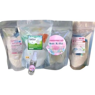 Combo 4 set pha  giặt 5lít + rửa chén 5lít + xả vải 5 lít + lau sàn 5 lít tiện lợi, tặng 1 chai xịt thơm quần áo 50ml