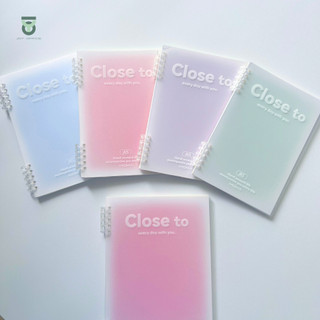 (120trang) Sổ còng nhựa Close To MOKA ghi chép A5/B5 có thể tháo rời [Joy Office]