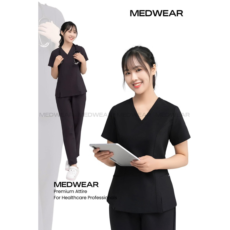 Bộ Scrubs, đồng phục y tế, đồng phục bệnh viện, bác sĩ, sinh viên y, đồng phục spa chất liệu cotton lạnh
