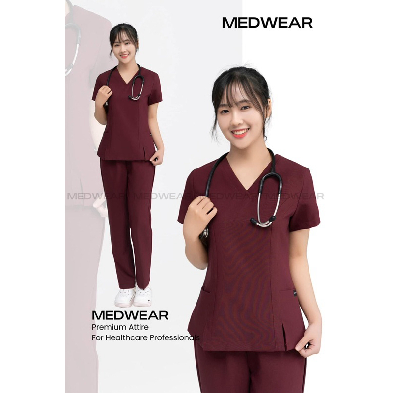 Bộ Scrubs, đồng phục y tế, đồng phục bệnh viện, bác sĩ, sinh viên y, đồng phục spa chất liệu cotton lạnh