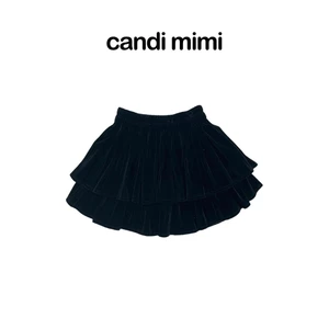 CANDI MIMI Chân váy nhung xoè cao cấp - Phong cách Hàn Quốc