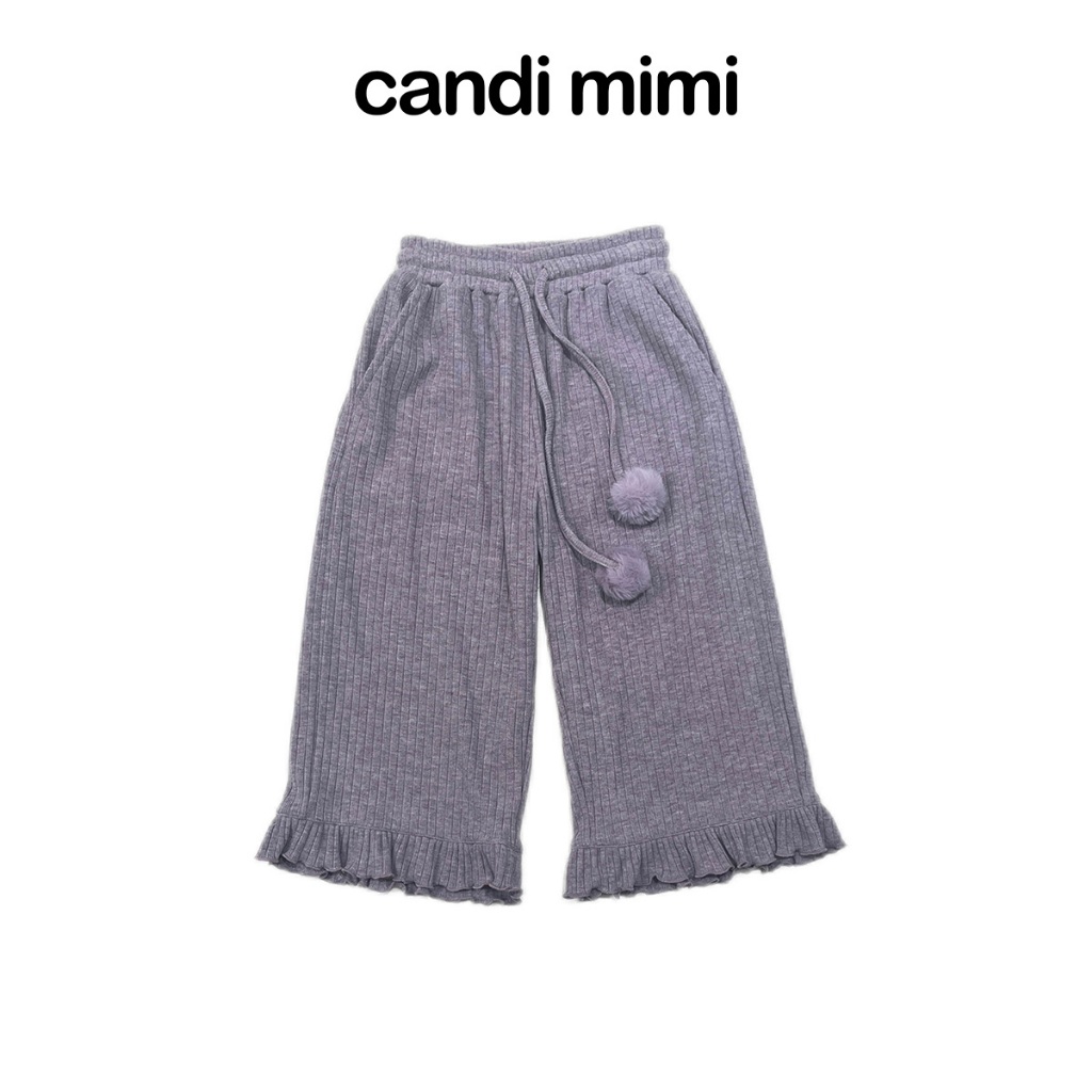 CANDI MIMI Áo hoodie cây nấm chấm màu - Phong cách Hàn Quốc