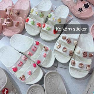 Dép Nhựa QC 2 Quai Mieo Shoes D2785 D2786 D3025