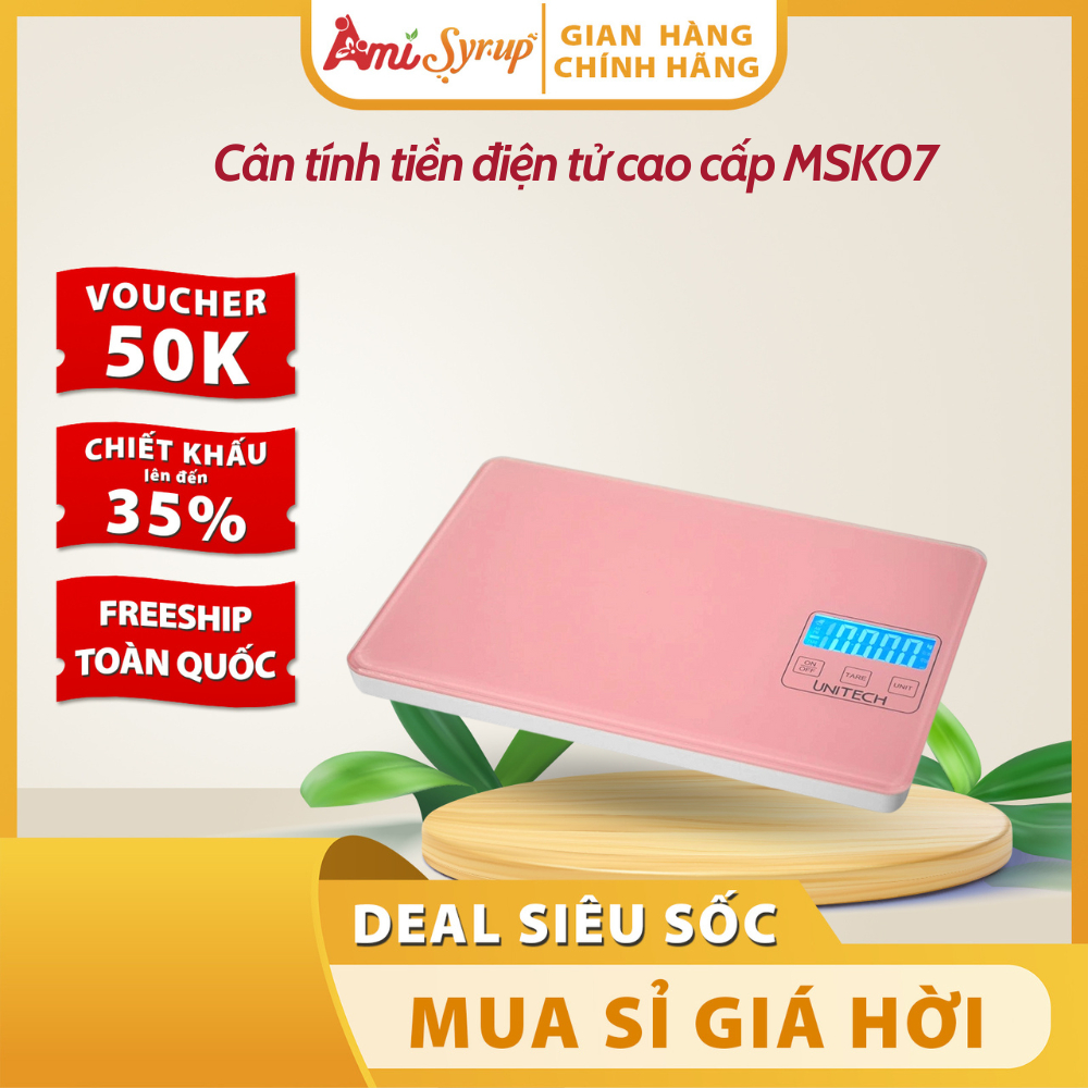 Cân điện tử Unitech, thiết kế hiện đại, độ chính xác cao, có bảo hành