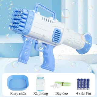 Đồ chơi súng xà bông 32 nòng siêu mạnh cho bé