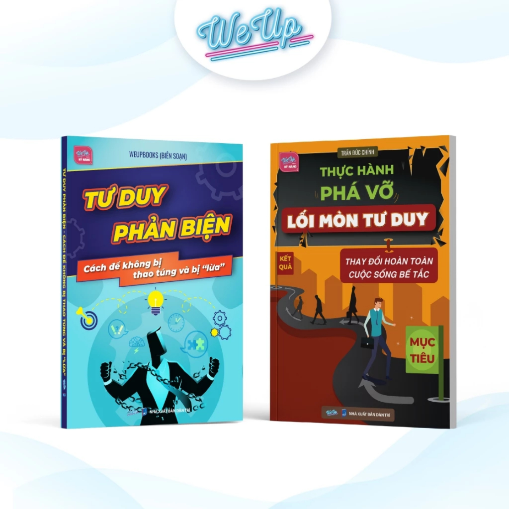 Ảnh Combo 3 sách: Tư duy phản biện, Thực hành phá vỡ lối mòn tư duy và Nâng tầm tư duy khôn khéo ứng xử 1