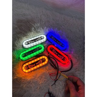 Đèn led con mắt trang trí hông xe, đèn xi nhan, đèn nóc, 2 chế độ nháy. Điện 12v và 24v dùng chung (giá 1 chiếc)