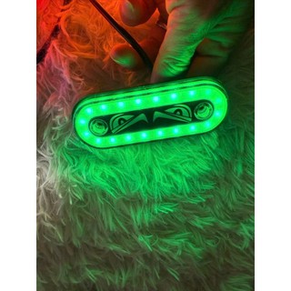 Đèn led con mắt trang trí hông xe, đèn xi nhan, đèn nóc, 2 chế độ nháy. Điện 12v và 24v dùng chung (giá 1 chiếc)