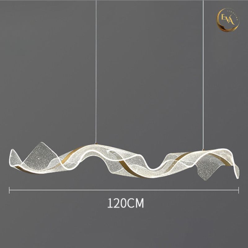 Đèn thả bàn ăn đèn thả trần EVA AP50456 3 chế độ ánh sáng dài 1m2 trang trí phòng khách, phòng ăn, quán cafe BH 12 tháng