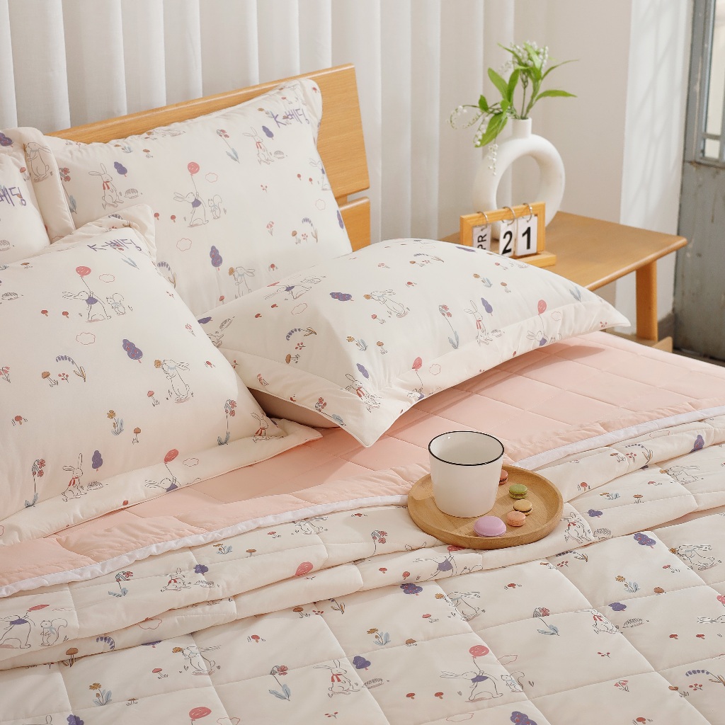 Ảnh Chăn chần bông K-Bedding by Everon chất vải Cool Flex KCSP mềm mịn, thích hợp bốn mùa 1