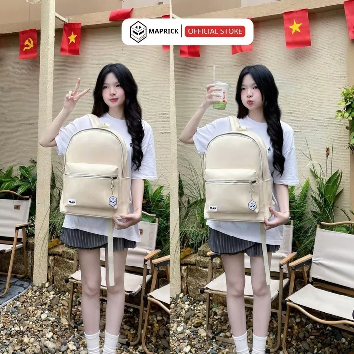 Balo MAPRICK - balo NOVA balo đi học, balo nữ đẹp, balo da PU cao cấp chống nước size 43*29*14cm đựng vừa laptop mã BL25