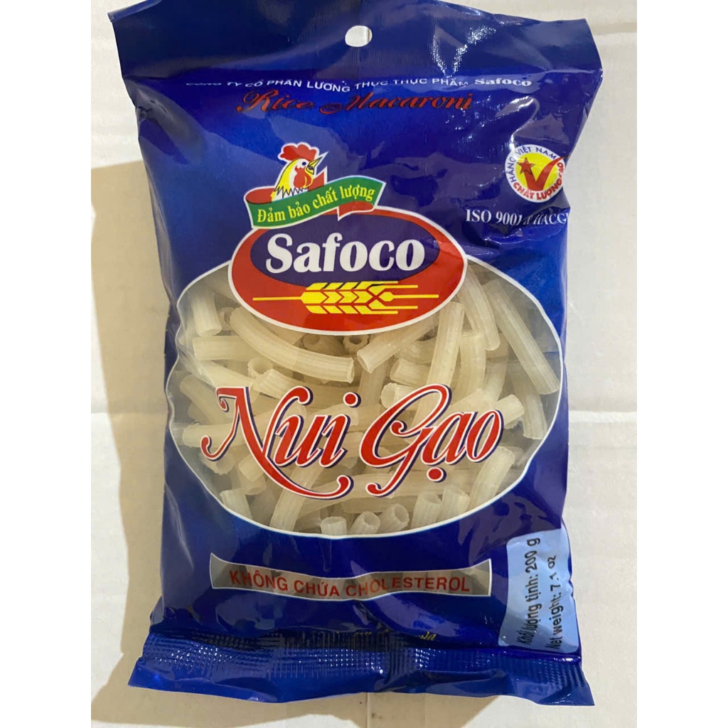 Nui Gạo Ống Lớn SAFOCO - gói 200g | Shopee Việt Nam
