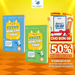 Sách - Tham khảo lớp 5 - Bài Tập Bổ Trợ Nâng Cao Toán Lớp 5 - Phân loại lẻ/combo